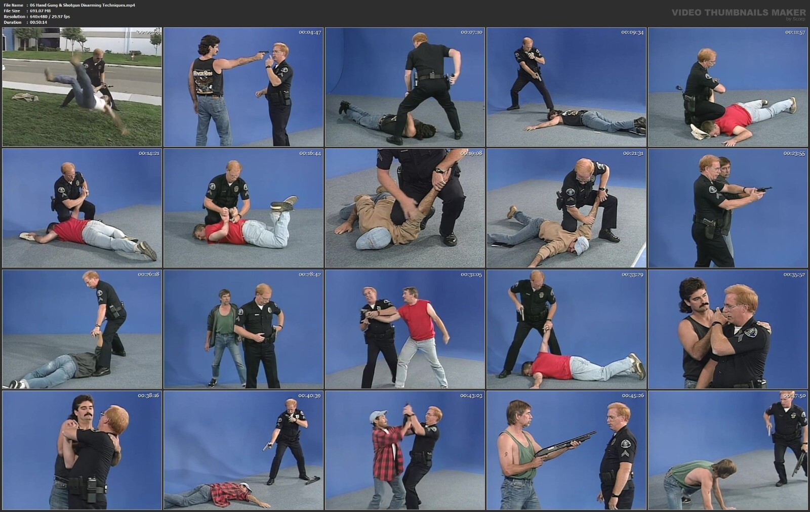 Police Aikido: Control & Restraining Techniques starring David Dye (8 DVD Set)