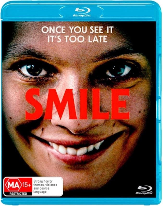 Smile (2022, Blu-ray, Rg0) Sosie Bacon, Parker Finn, Read Description, BRAND NEW