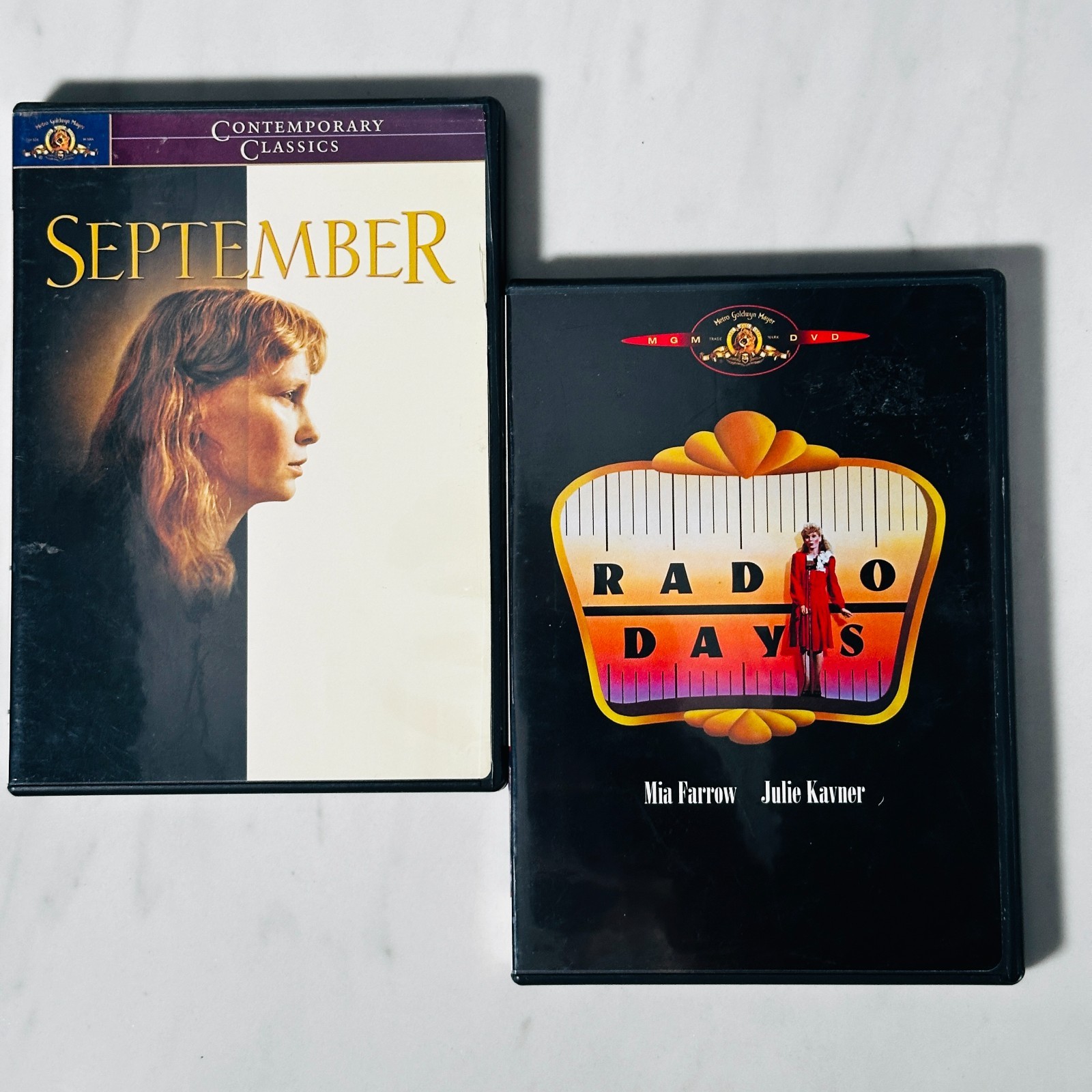 Mia Farrow – DVD Lot of 2 – September – Radio Days