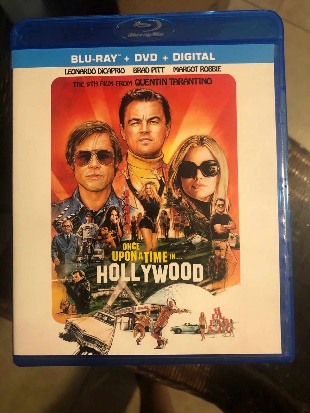 Once Upon A Time In Hollywood bluray & dvd never used no digital