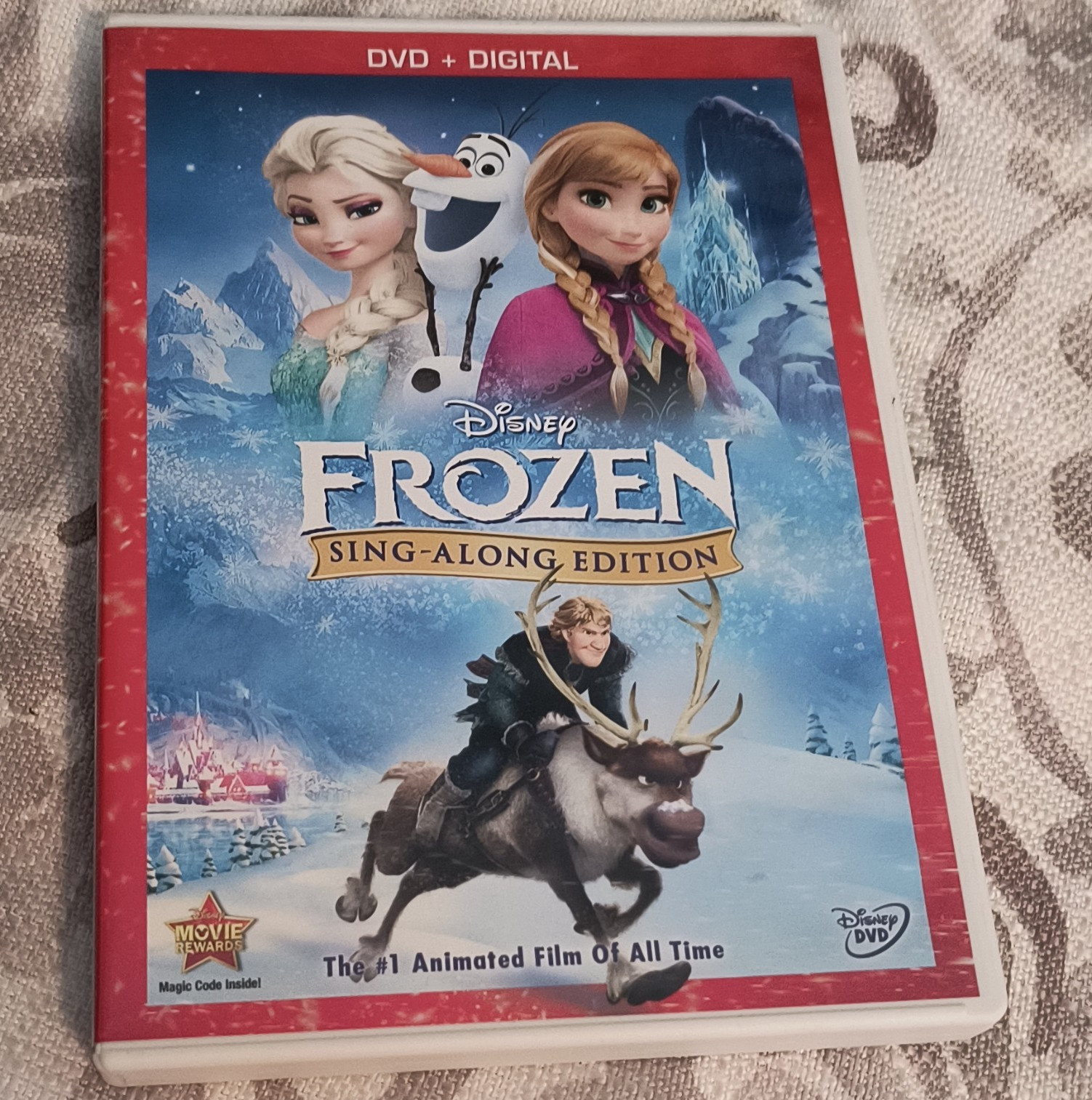 Disney Frozen DVD Sing-Along Edition + Digital Copy Bonus Extras PG 102 min