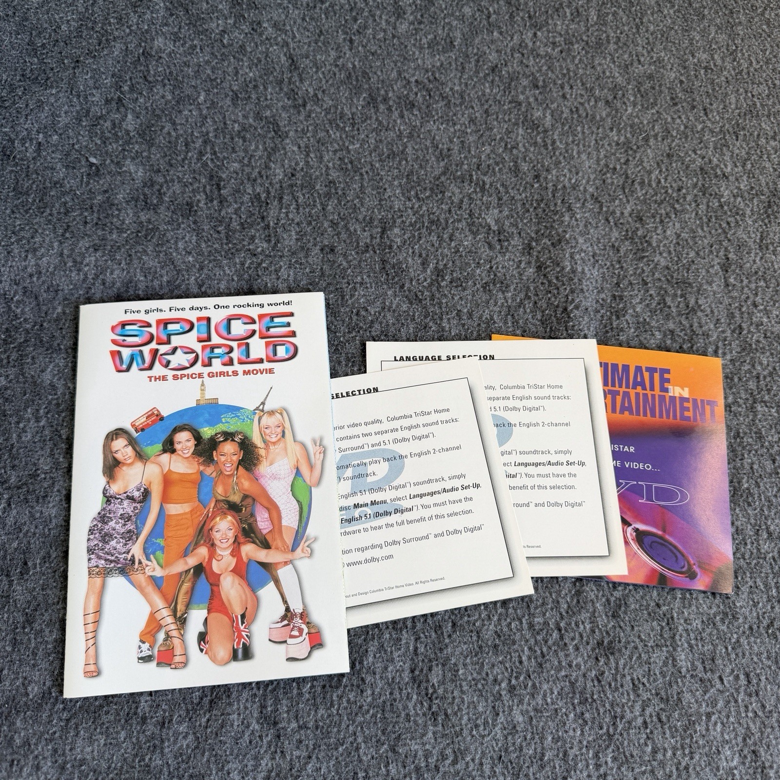 Spice World The Spice Girls Movie DVD 1998 Widescreen & Full Screen Tested