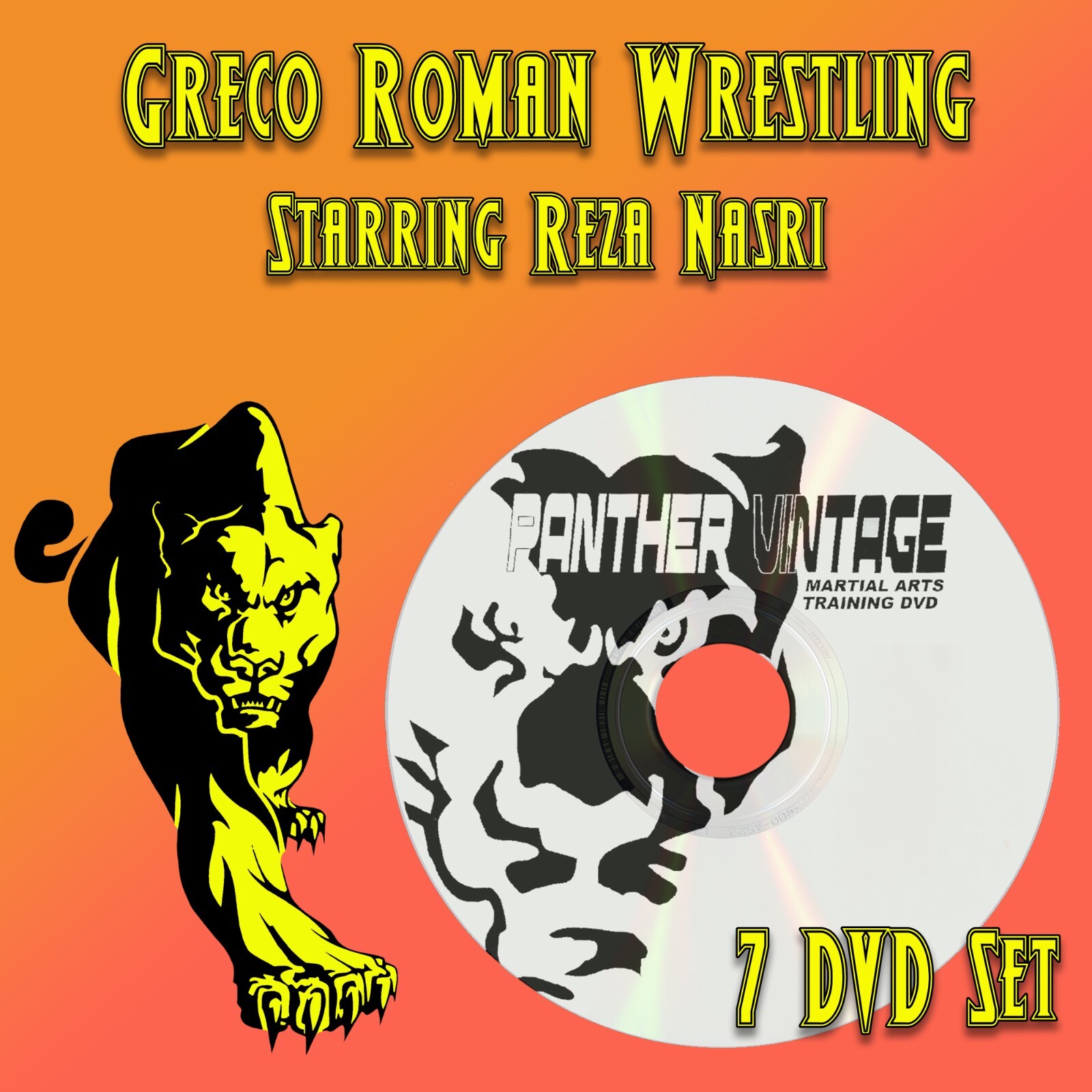 Greco Roman Wrestling for Self Defense starring Reza Nasri (7 DVD Set)