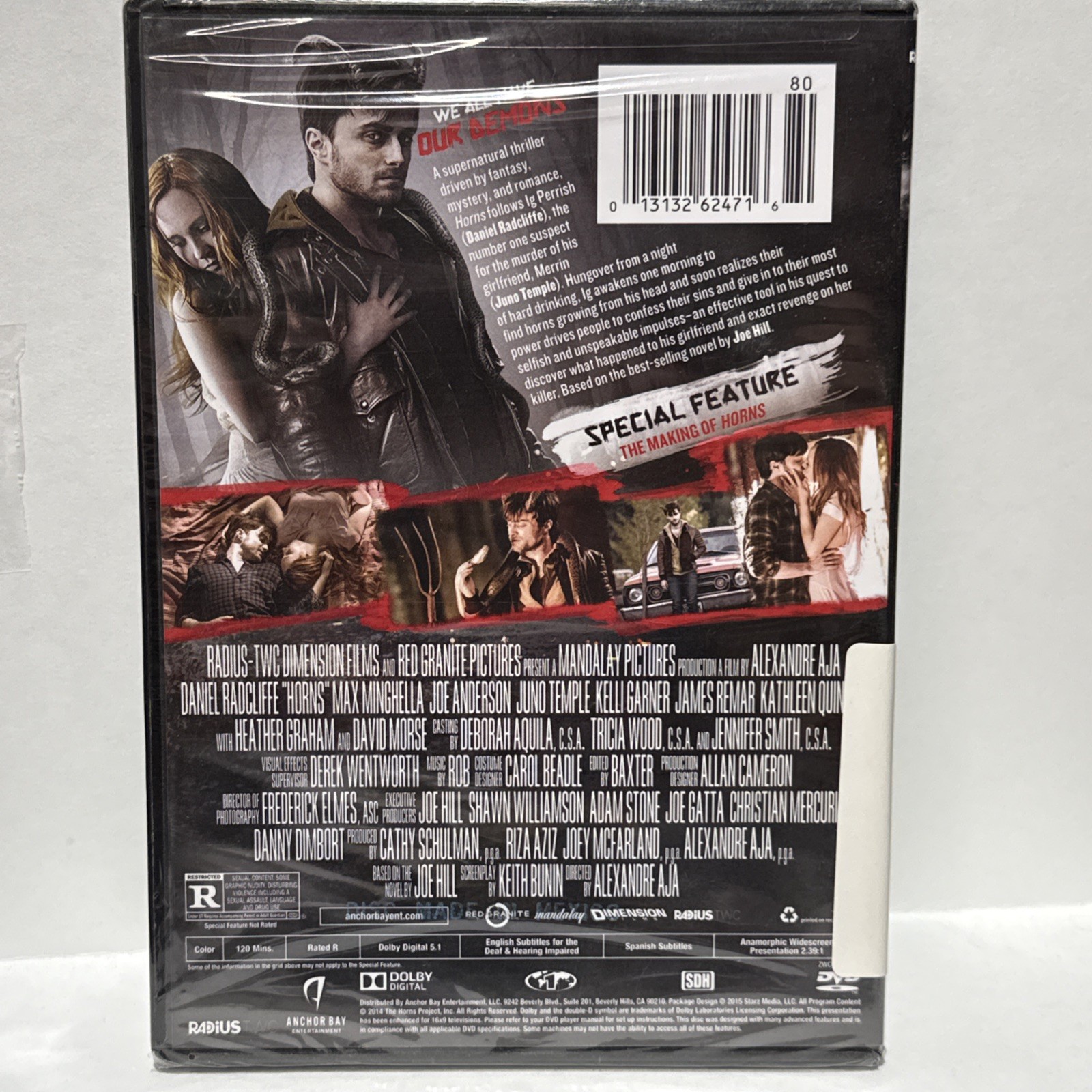 Horns (DVD, 2014)