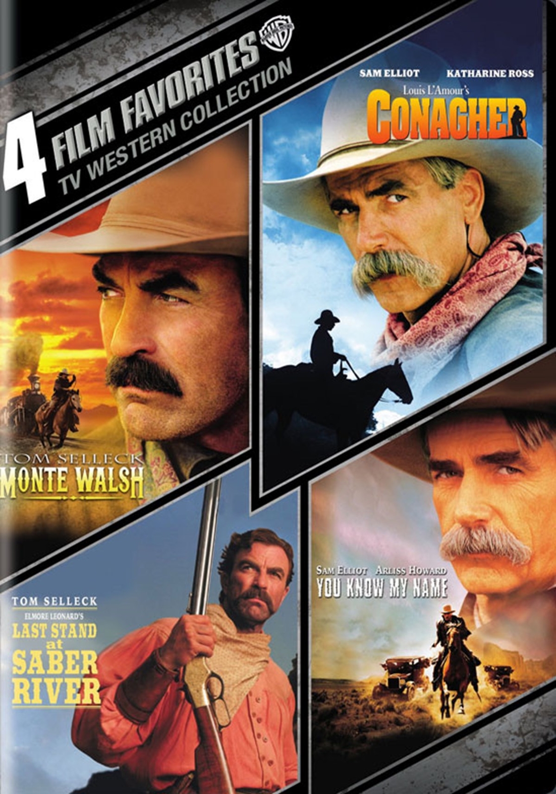 TV 4-Film Favorite Western Collection DVD NEW