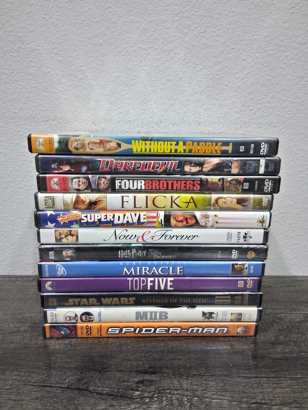 12 DVD Movie Lot Various Titles Genres Actors