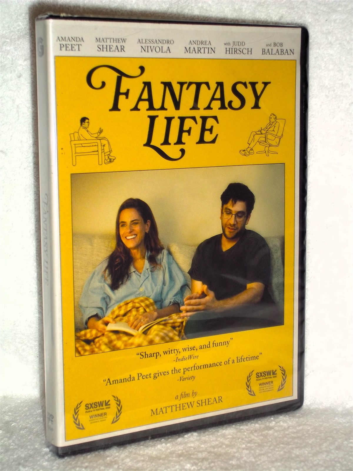 Fantasy Life (DVD, 2026) NEW Amanda Peet Alessandro Nivola comedy romance drama