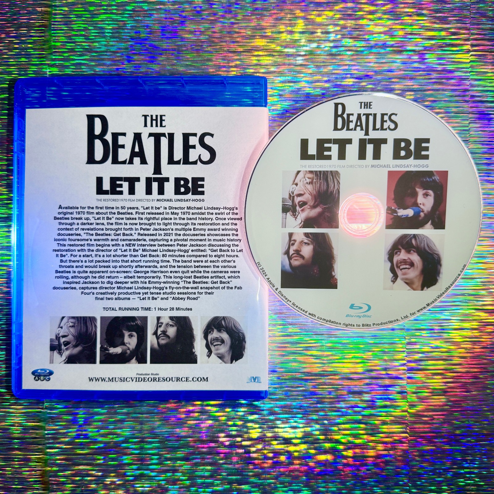 The Beatles LET IT BE 2024 RESTORED REMASTERED BLU-RAY REGION FREE NEW SEALED