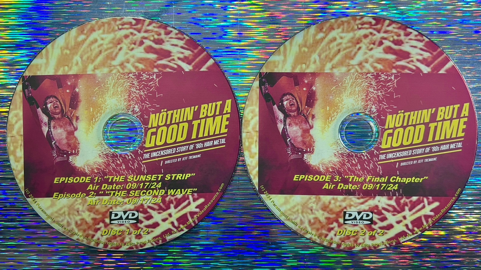 NOTHIN’ BUT A GOOD TIME UNCENSORED STORY OF 80S HAIR METAL 2 DVD OZZY FREE SHIP