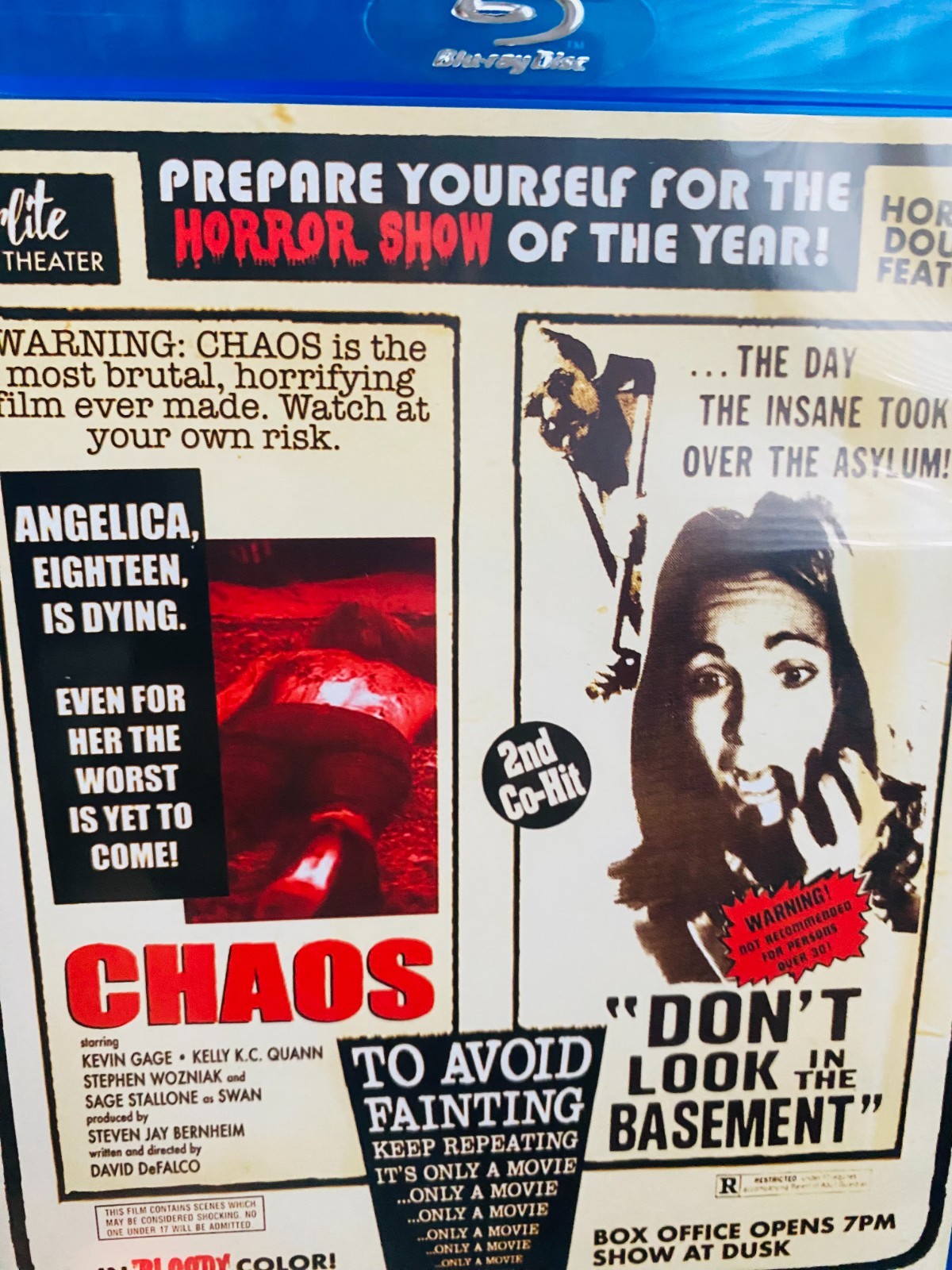 Chaos / Don’t Look in the Basement (Blu-ray) Dark Force Double Feature