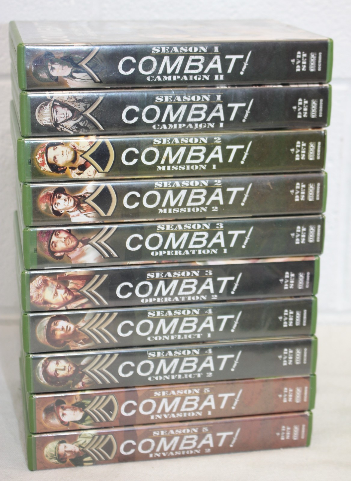 COMBAT! Complete TV series DVD Sets seasons 1 2 3 4 5 Campaign Mission Conflict+