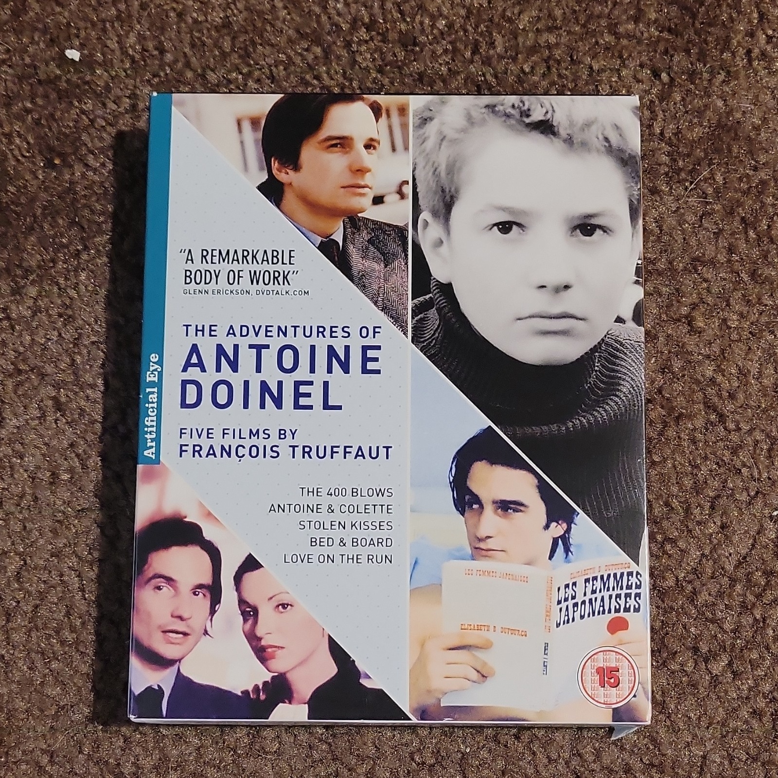 Artificial Eye Adventures of Antoine Doinel Truffaut Blu-ray Box Set Slipcase