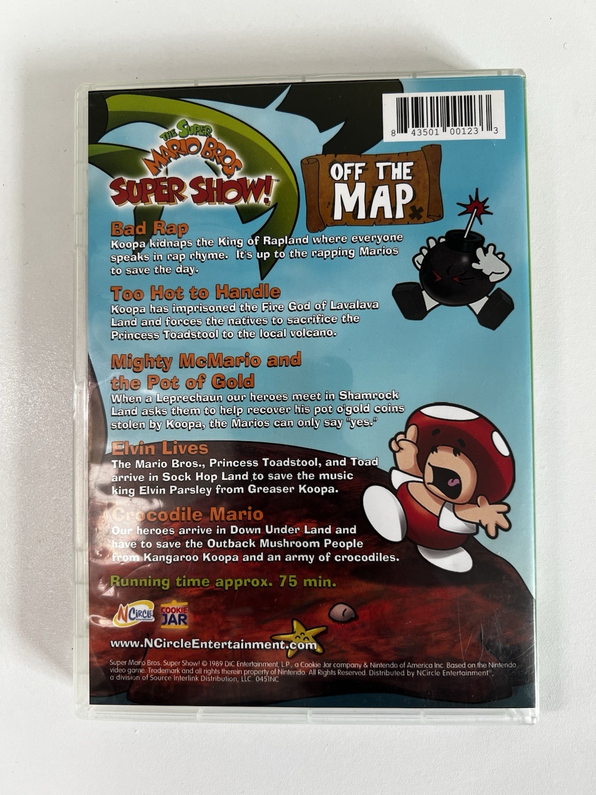 Super Mario Bros. Super Show – Off The Map (DVD, 2009)