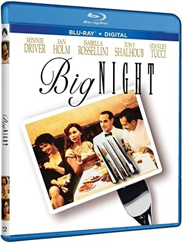 BIG NIGHT Minnie Driver New Sealed Ltd Ed 2023 MOVIE BLU RAY