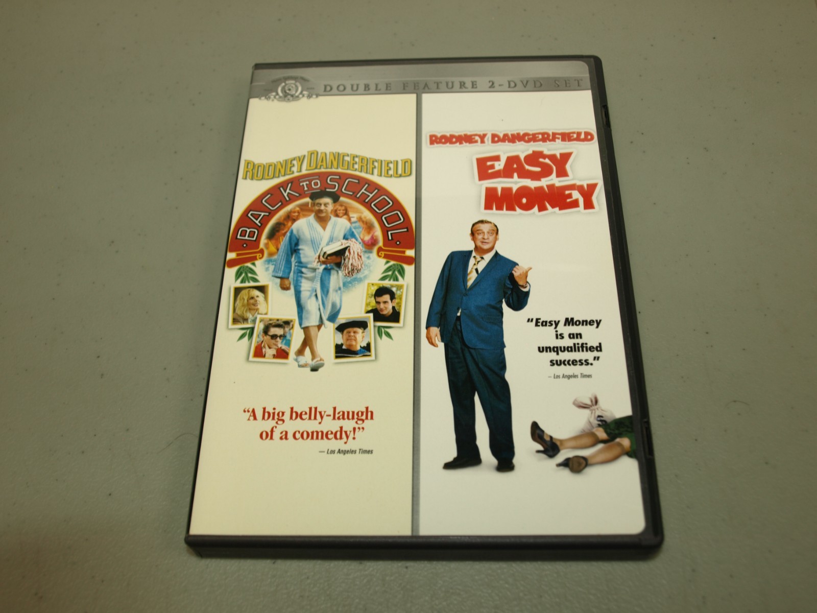 Back to School / Easy Money (DVD 2-Disc Set) Rodney Dangerfield RARE