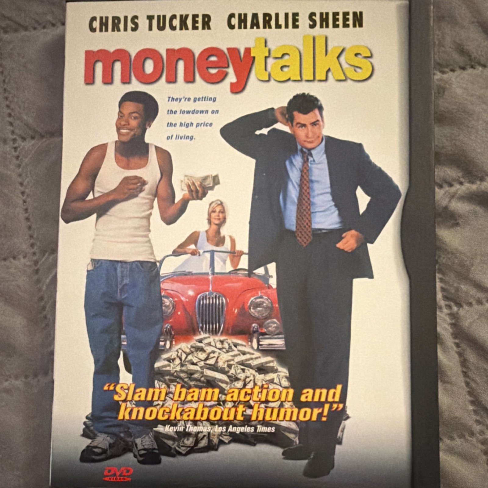 New Line Home Video Money Talks DVD Chris Tucker Charlie Sheen Comedy