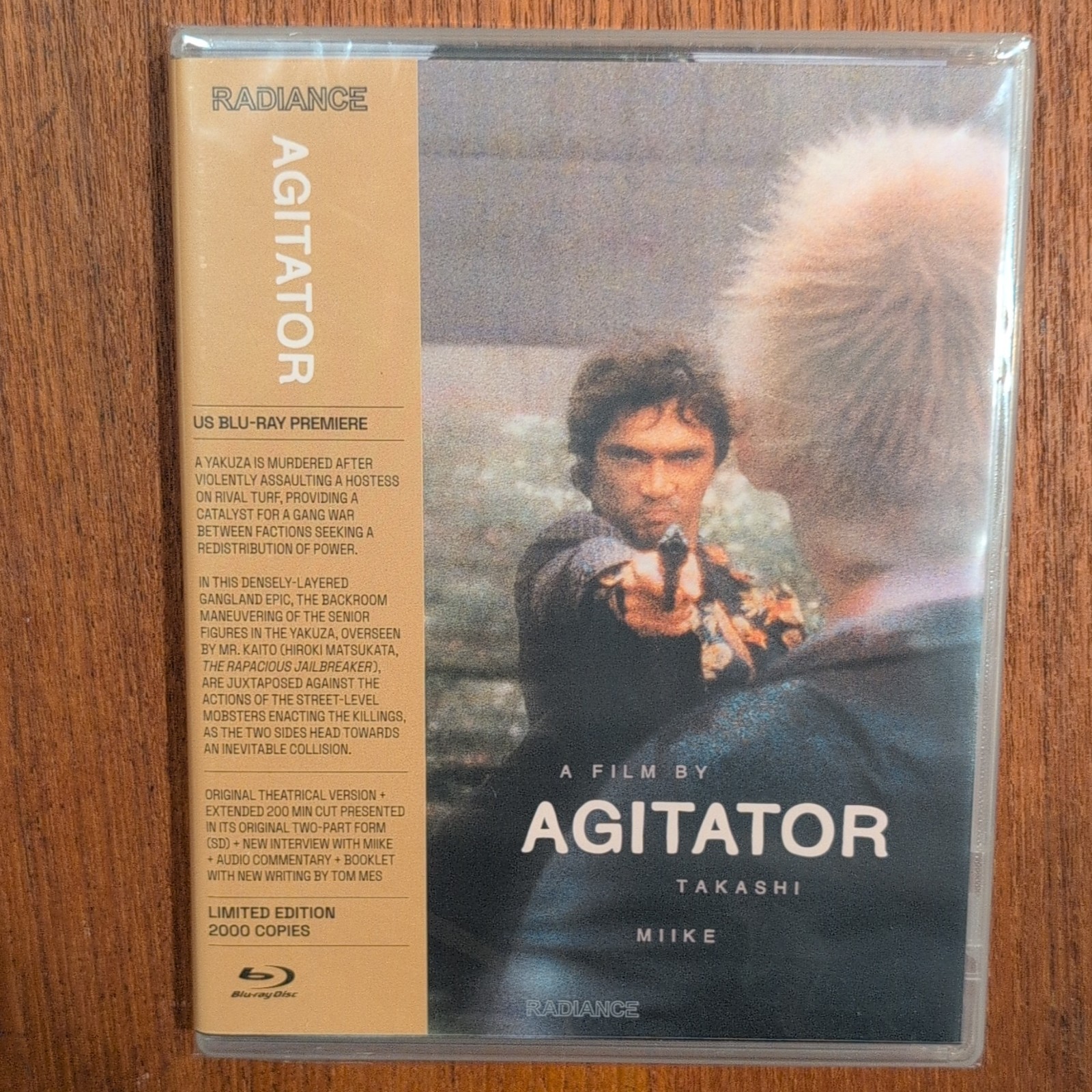 Agitator (2001) Blu-ray – New – Limited Edition – Region A/B