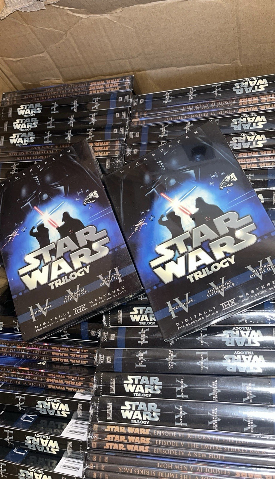 Star Wars Trilogy 4-6 Disc Set Widescreen. Brand New! Free Shipping.