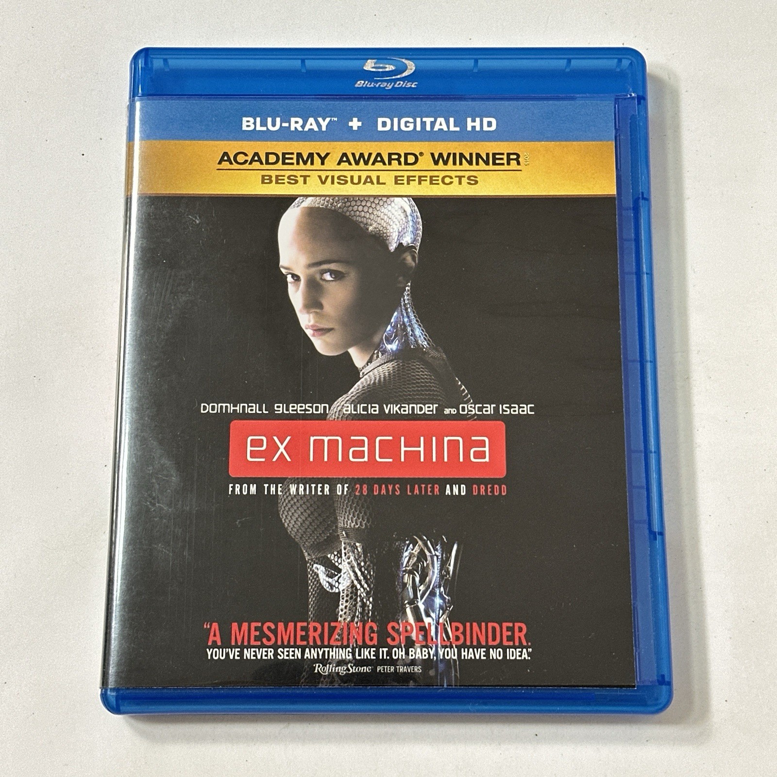 Ex Machina (Blu-ray, 2014, A24) Alicia Vikander, Domhnall Gleeson