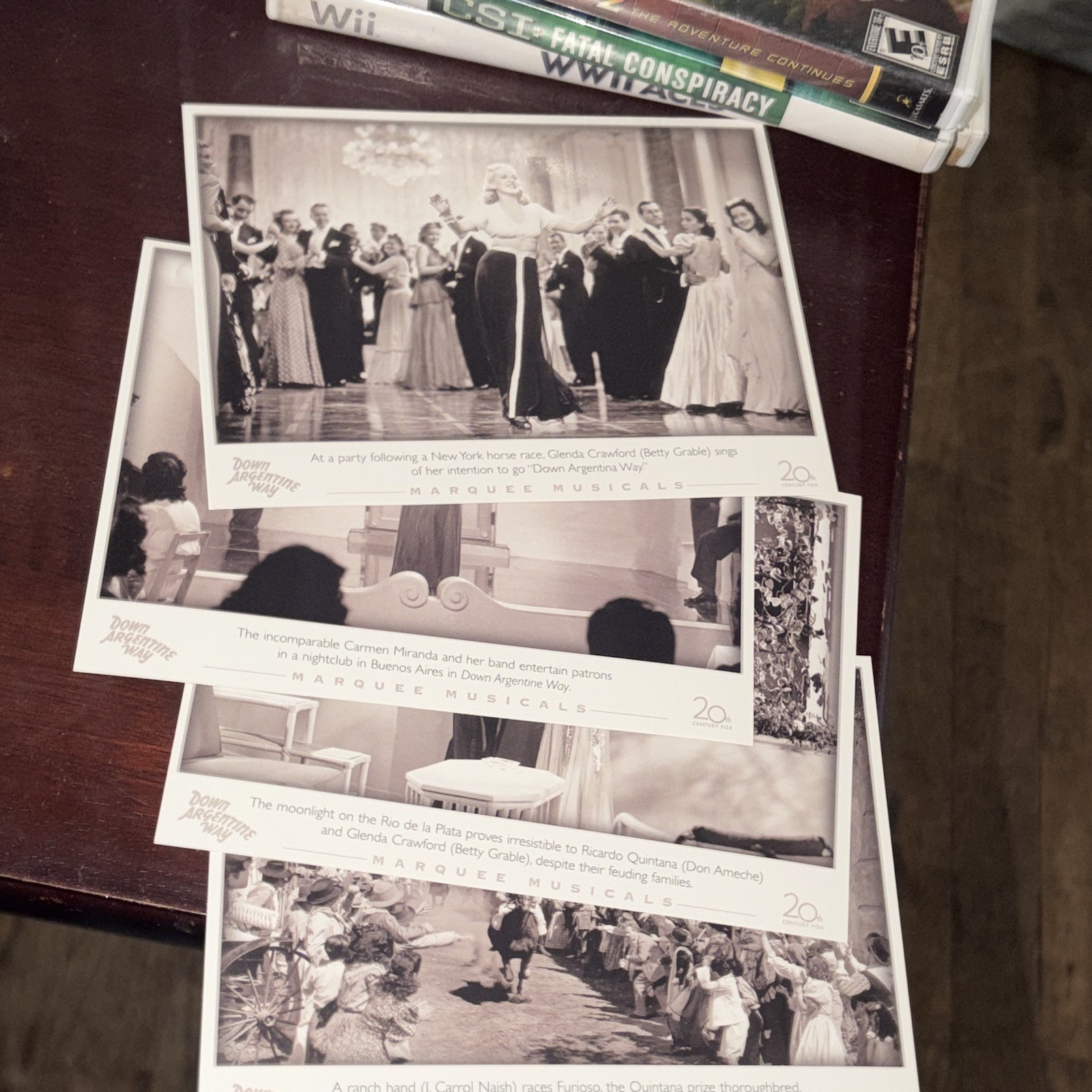 20th Century Fox Down Argentine Way DVD Marquee Musicals Grable Lobby Cards