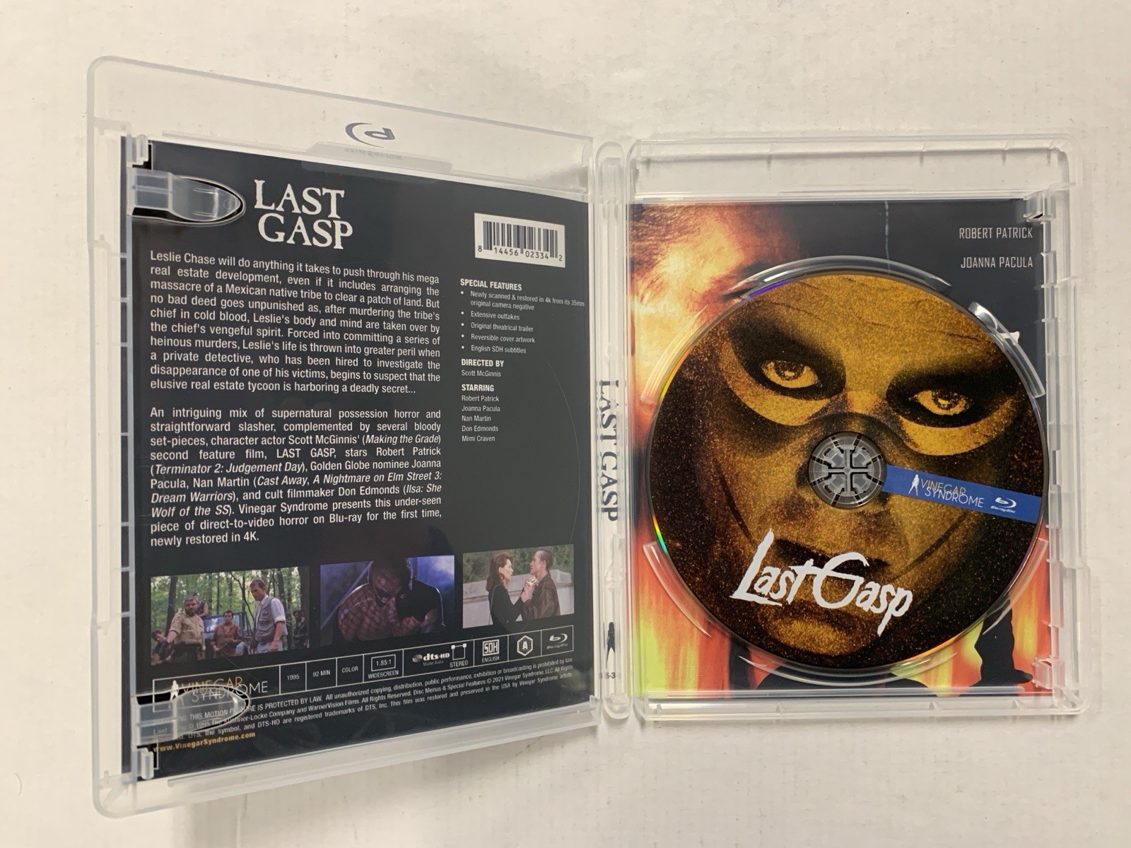 Last Gasp Blu-ray 2021 Vinegar Syndrome Release Region A