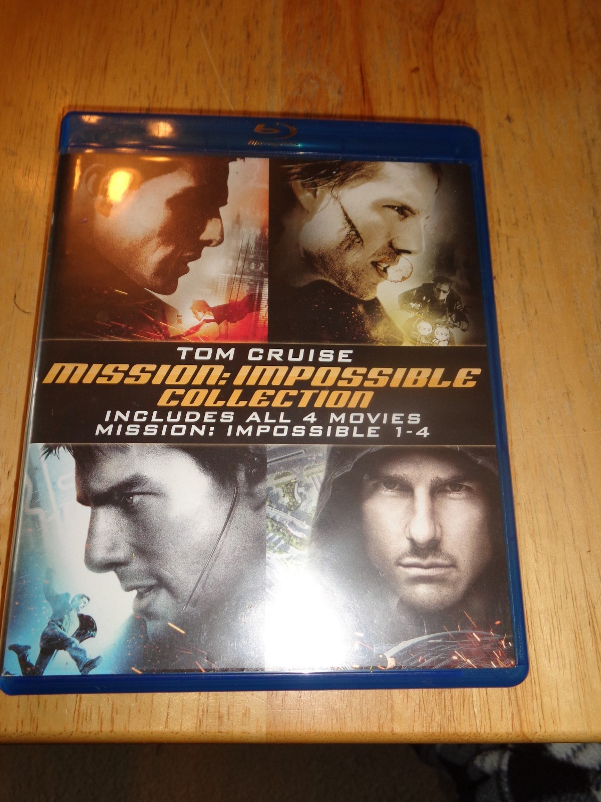 Mission Impossible 1-4 Movie Collection 2015 Blu-Ray 4 Disc Set Tom Cruise