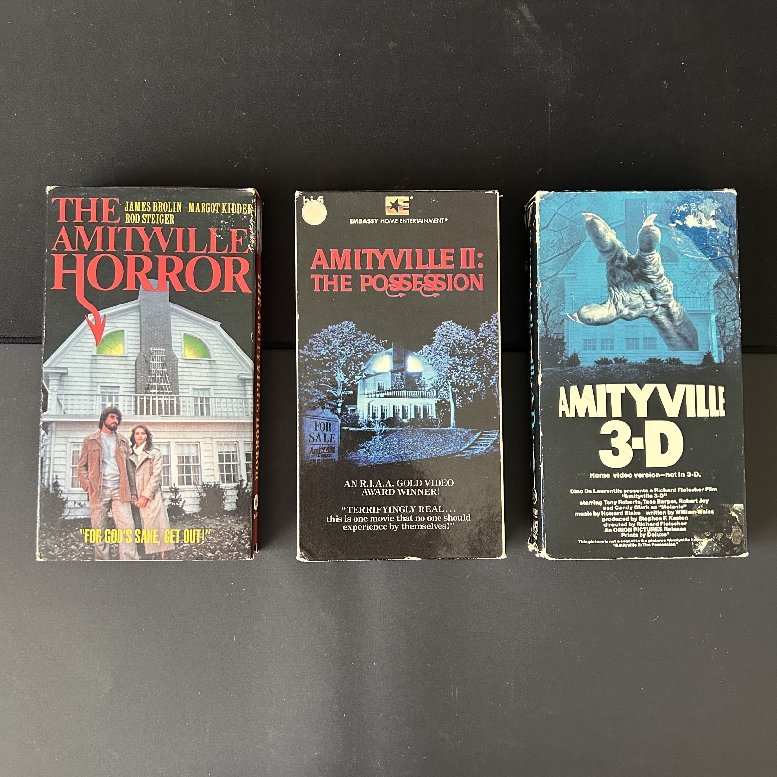 Amityville Horror TRILOGY LOT 1 2 and 3 TESTED Horror haunted ghosts