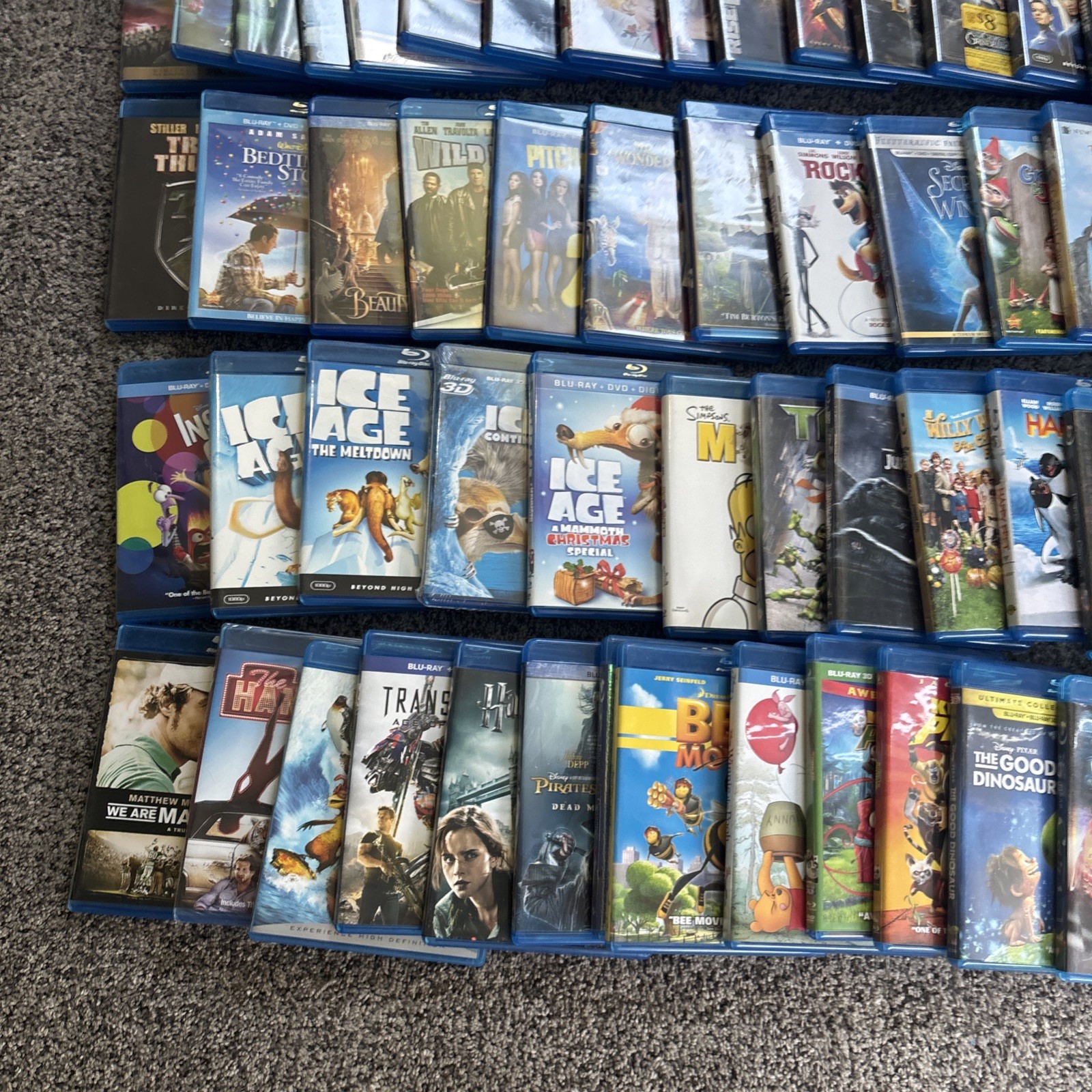Lot of 130 Assorted Movies Blu-ray Action Comedy special edition, 3D, multi disc