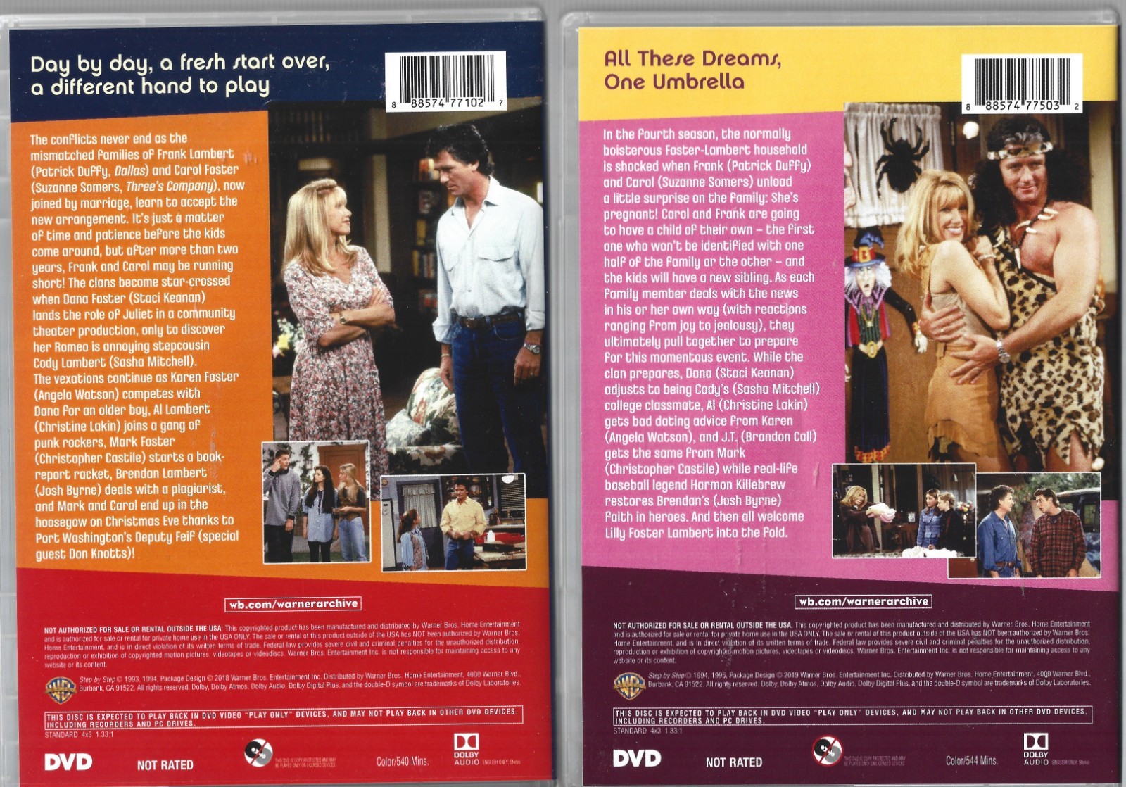 Step By Step – Complete Series DVD Bundle-Like New-Suzanne Somers/Patrick Duffy