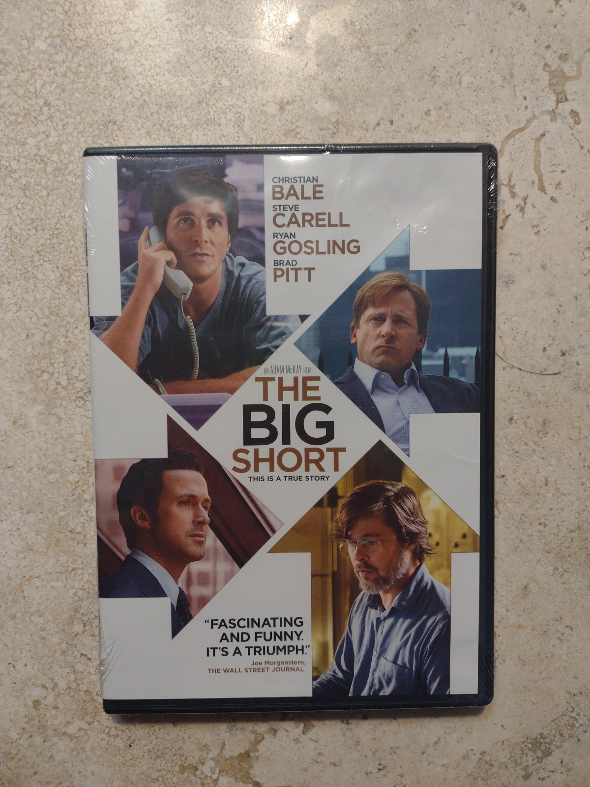 The Big Short 2016 DVD Brad Pitt Ryan Gosling Christian Bale New Sealed