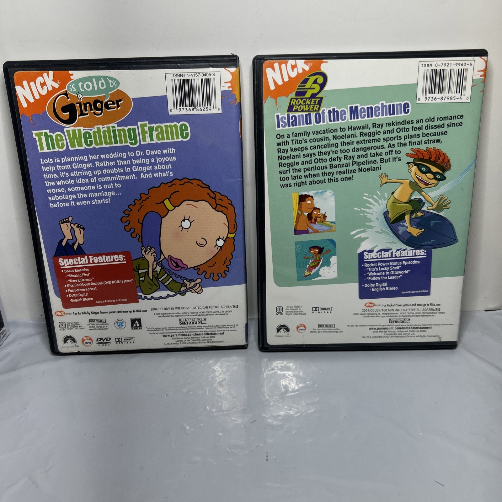 Nickelodeon As Told By Ginger And Rocket Power DVD