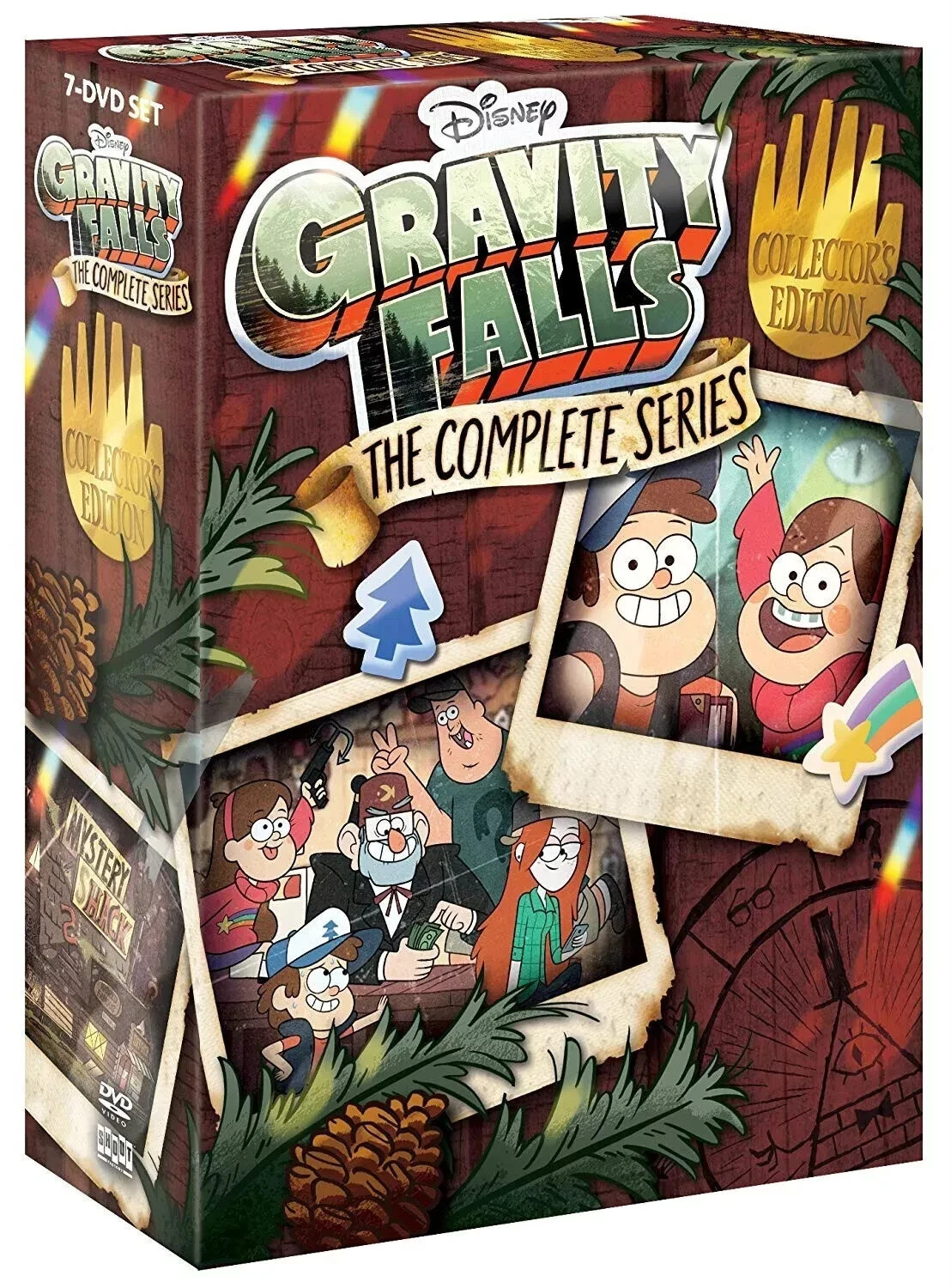 Gravity Falls: The Complete Series Seasons 1-3 DVD (7-Discs Set) New & Sealed