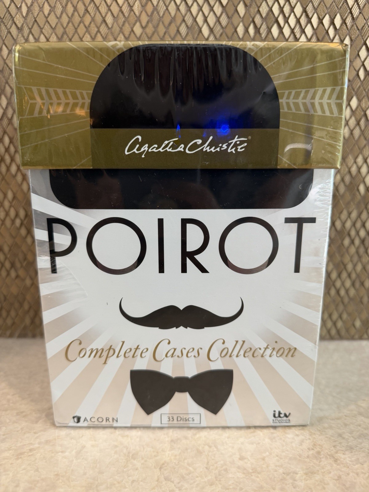Agatha Christie’s Poirot: Complete Cases Collection (DVD, 2014, 33-Disc Set) NEW