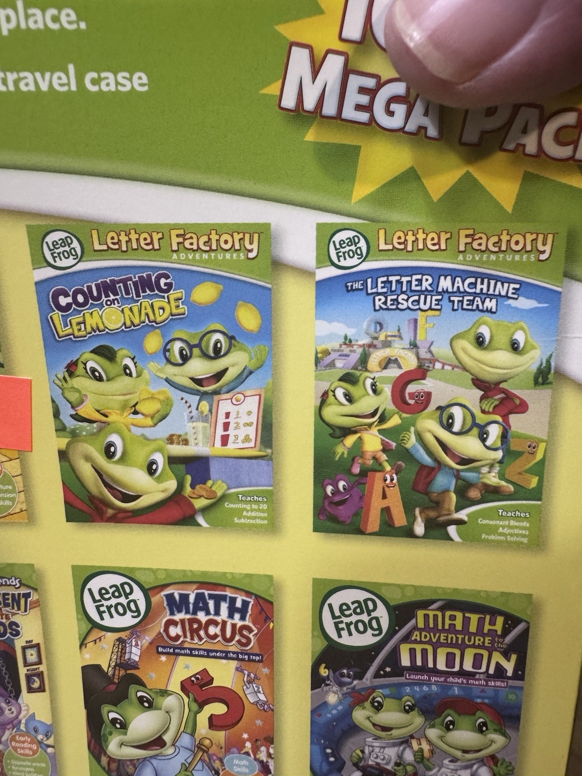 Leapfrog Learn With Leap 18 DVD Mega Pack (DVD, 2015) See DESC