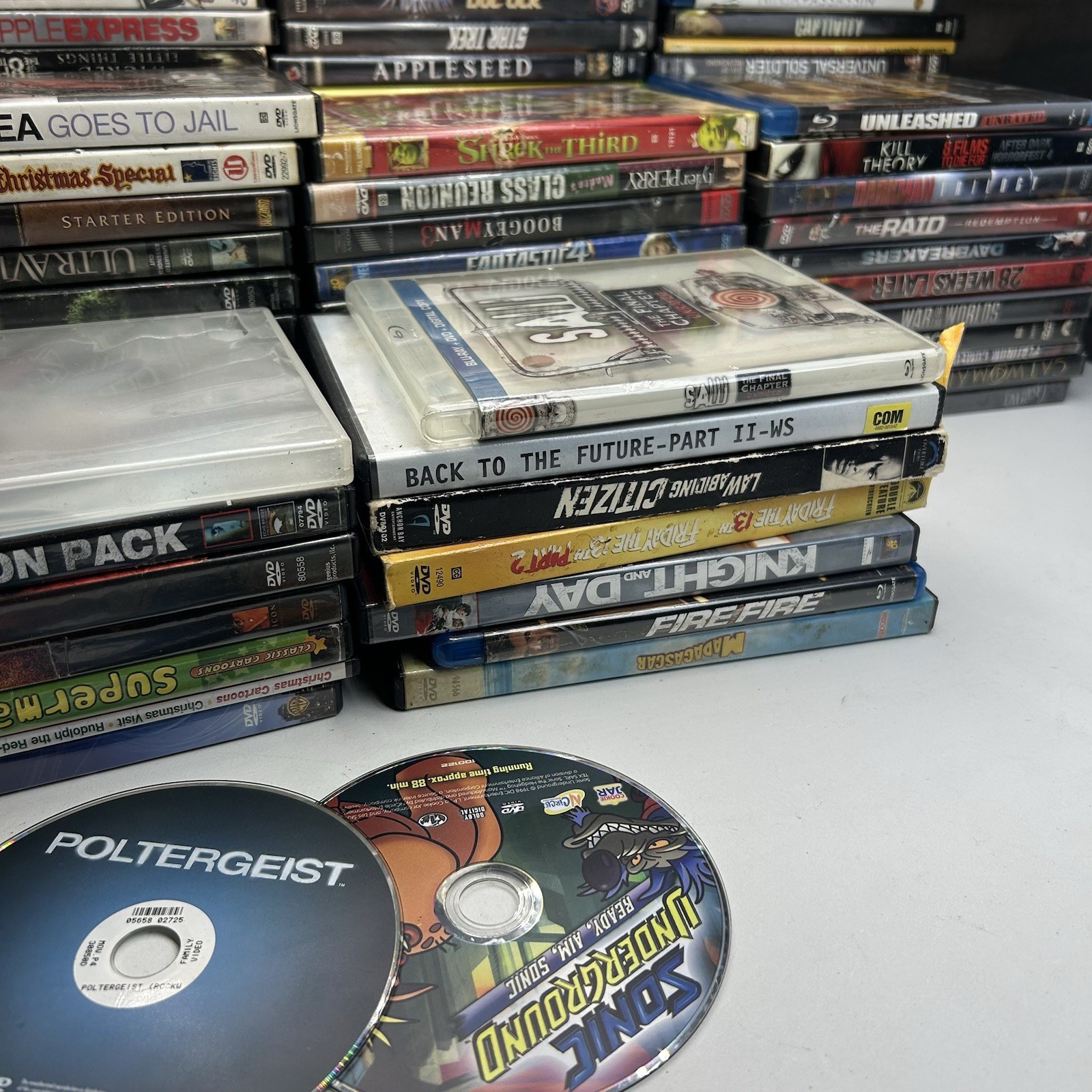Lot of 140+ Blu-ray DVD Movies – Action, Super Hero, Comedy, Horror UNTESTED