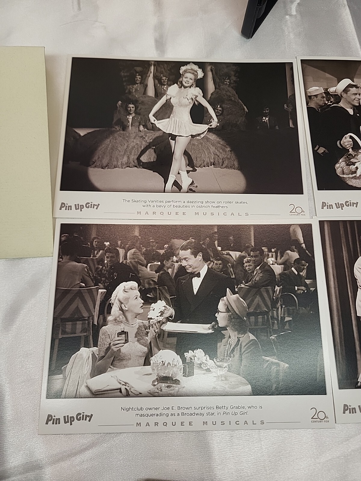 Pinup Girl DVD, 2006 Not Rated Collectible Lobby Cards Betty Grable