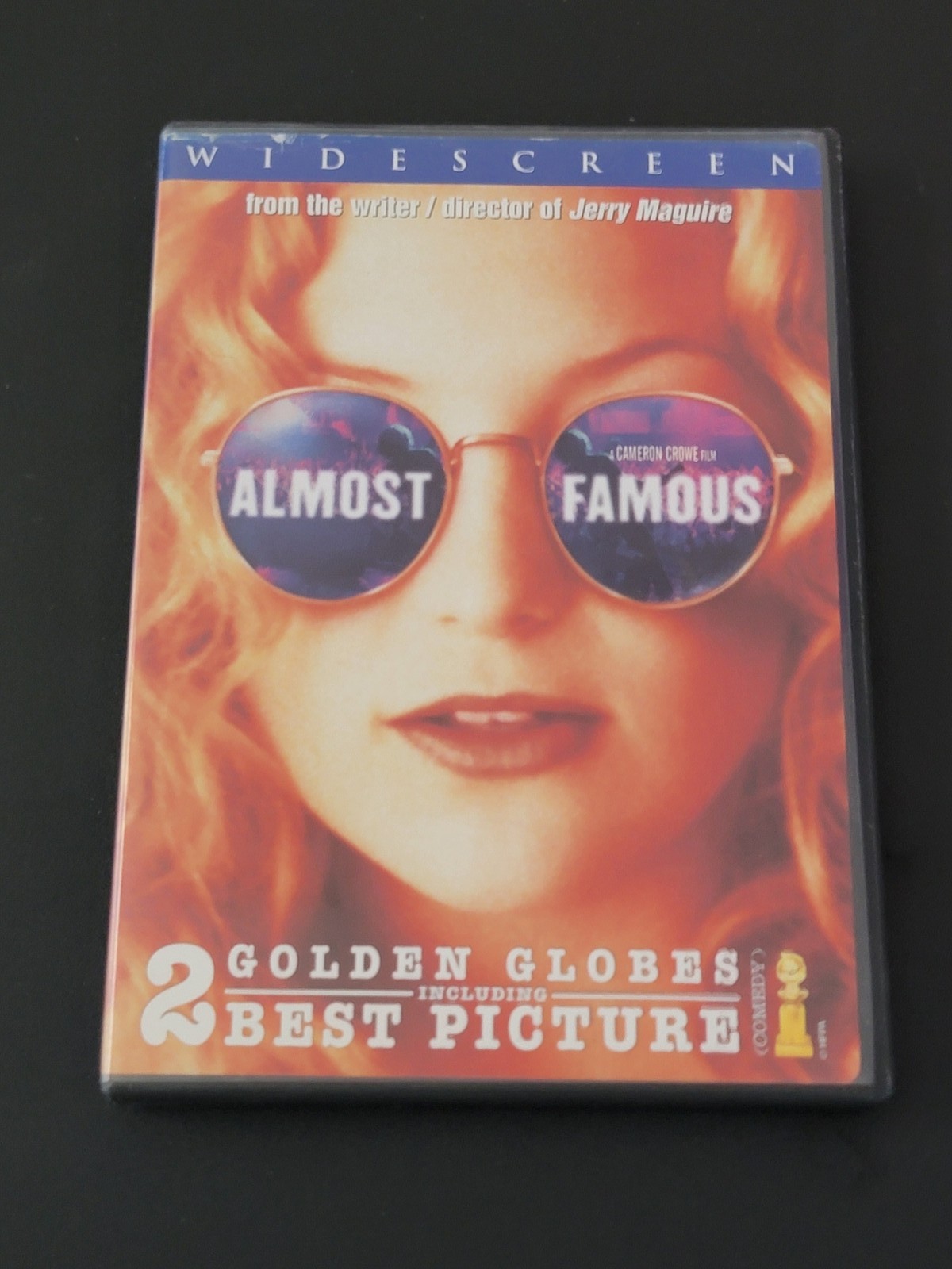 Almost Famous DVD Widescreen Golden Globe Winner Kate Hudson Comedy