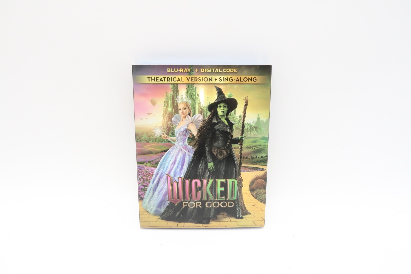 Wicked For Good (Blu-ray + Digital Code) Brand New with Slipcover