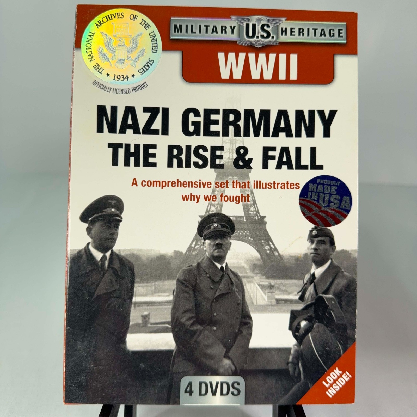 WWII Nazi Germany The Rise & Fall DVD 4 Disc Set National Archives