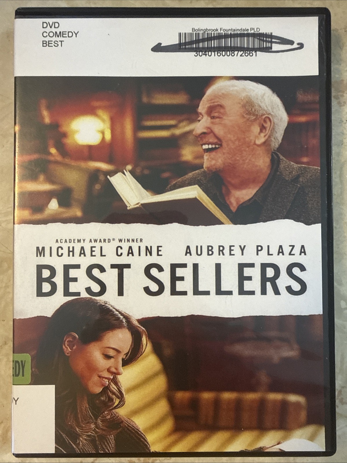 Best Sellers (DVD, 2021) | Ex-Library | Michael Caine | Aubrey Plaza