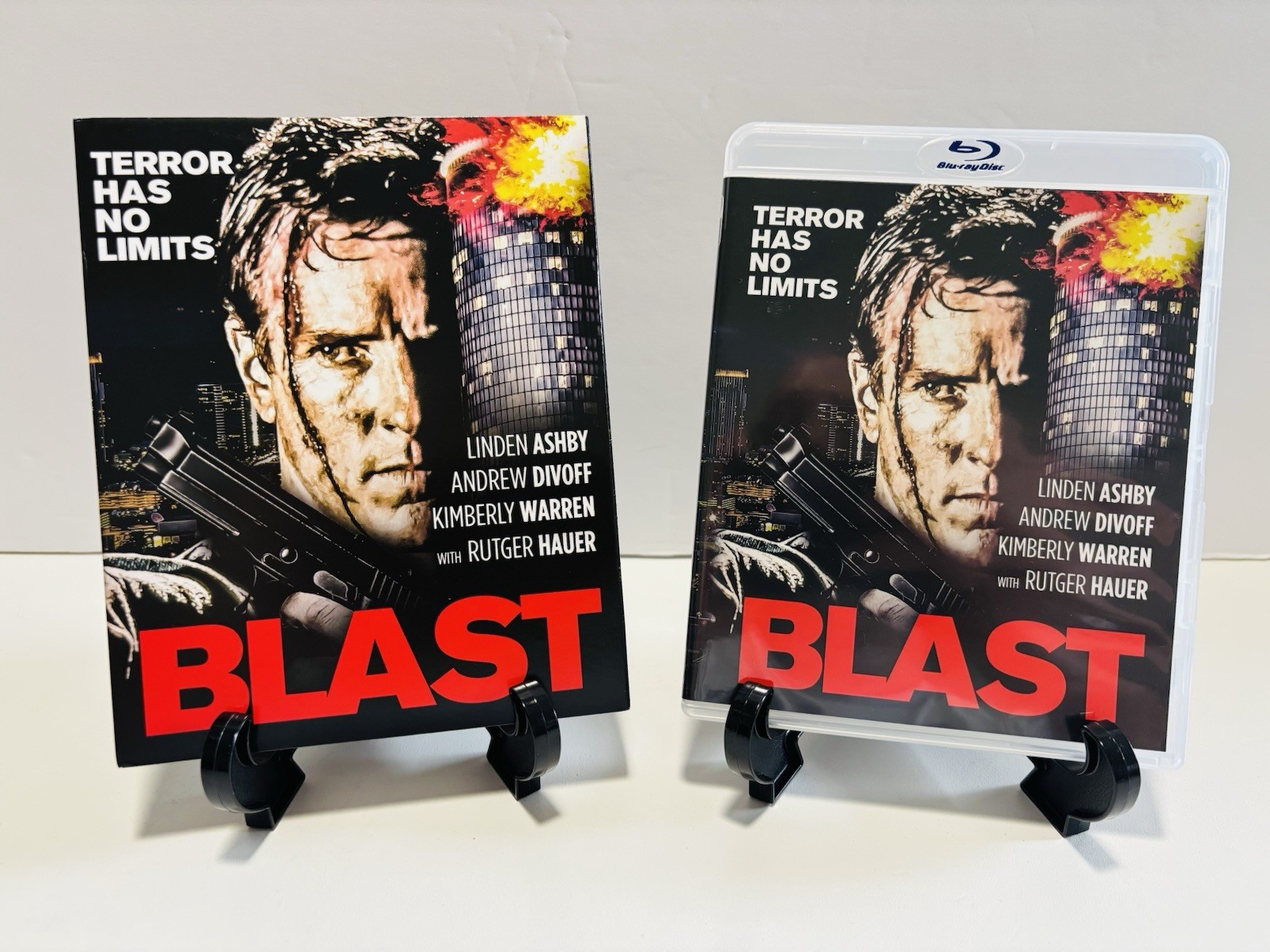 Blast (Blu-ray, 1997) MVD Visual Rutger Hauer Limited Slipcover MINT Viewed Once
