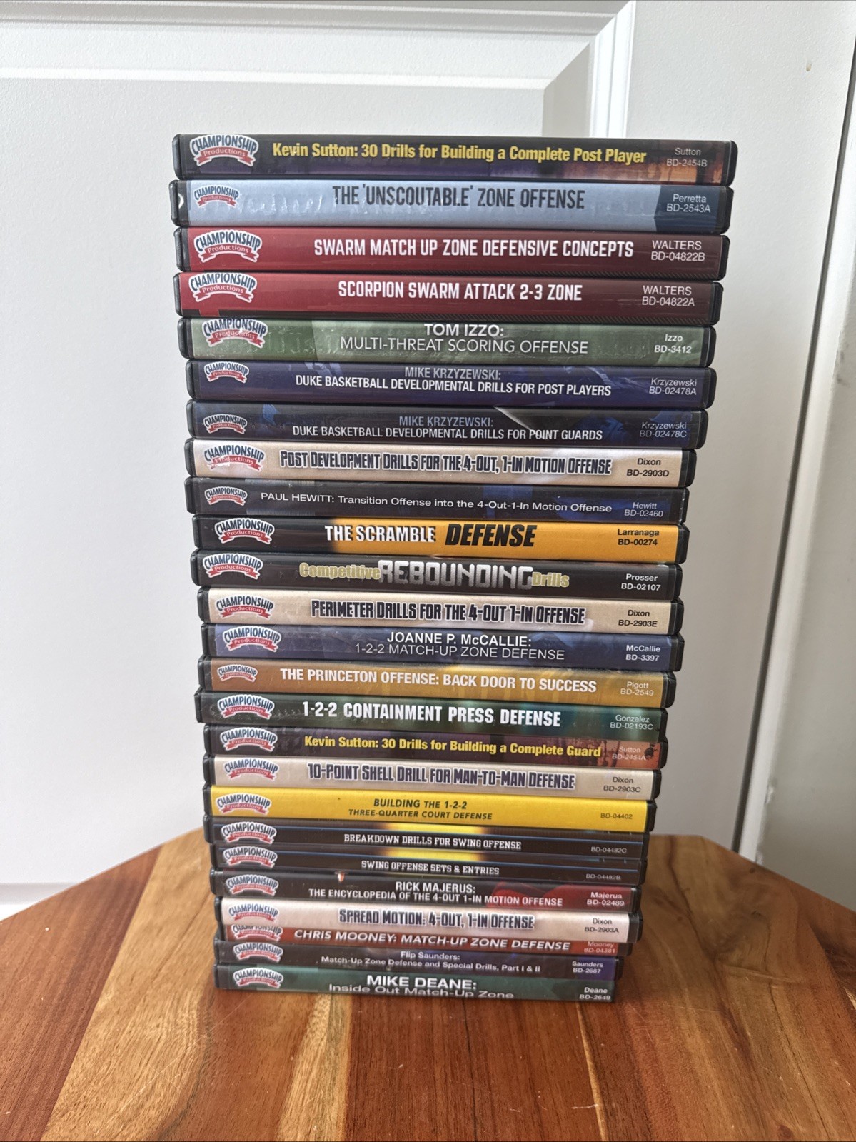 Championship Productions Basketball Instructional ( DVD’s ) Lot Of 25 – OOP Rare