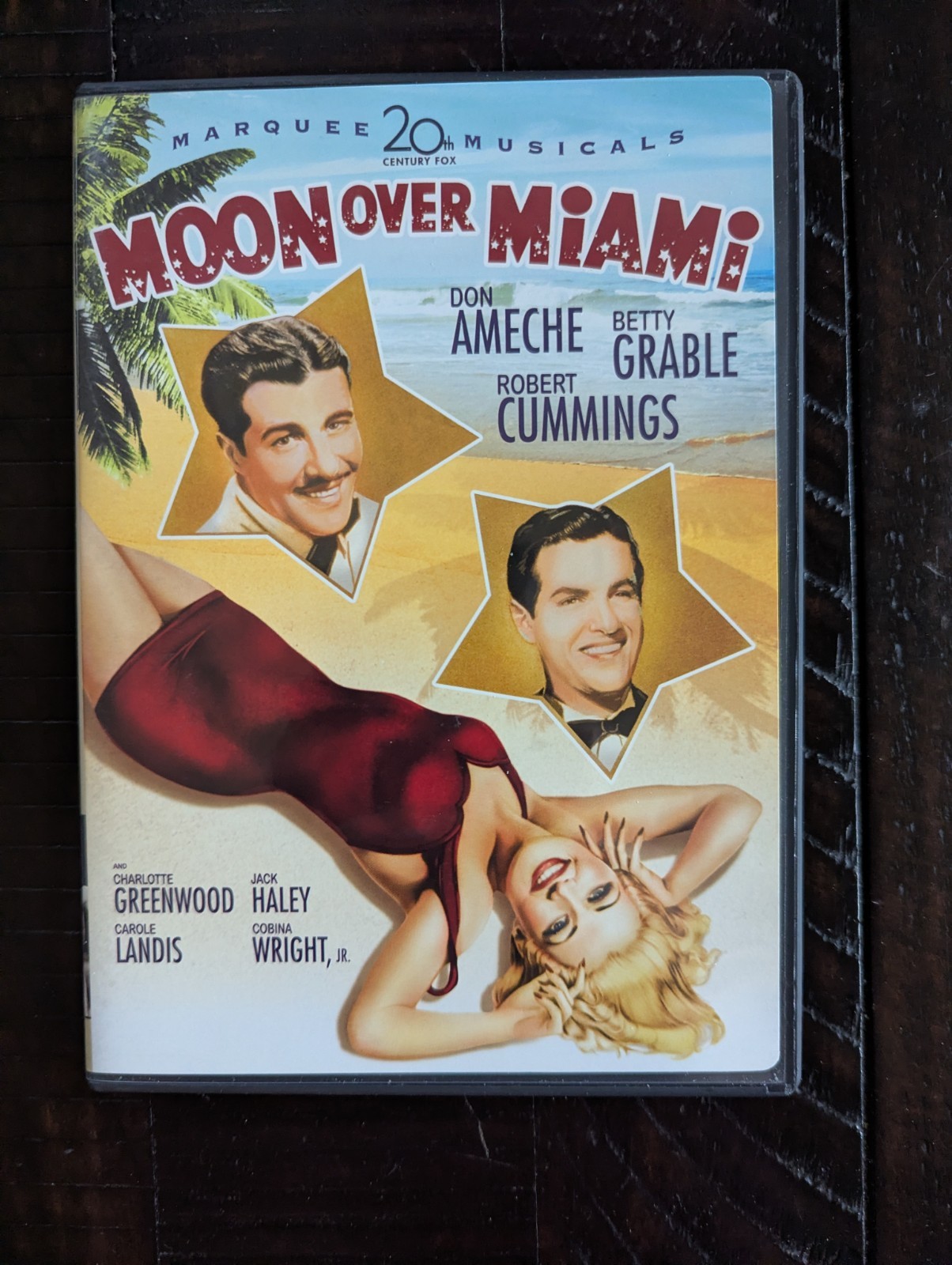 Moon Over Miami DVD Out of Print RARE Don Ameche / Betty Grable + Lobby Cards