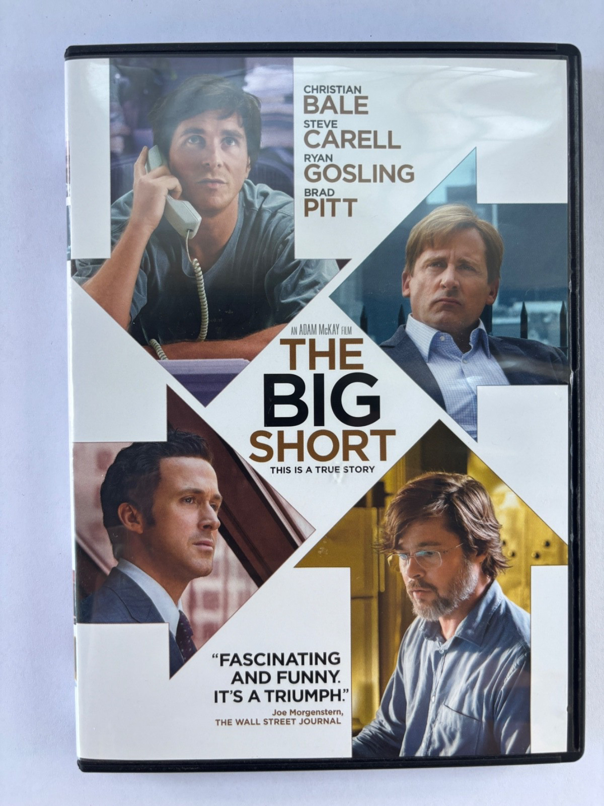 The Big Short DVD – Excellent Used Condition – Widescreen – Rated R