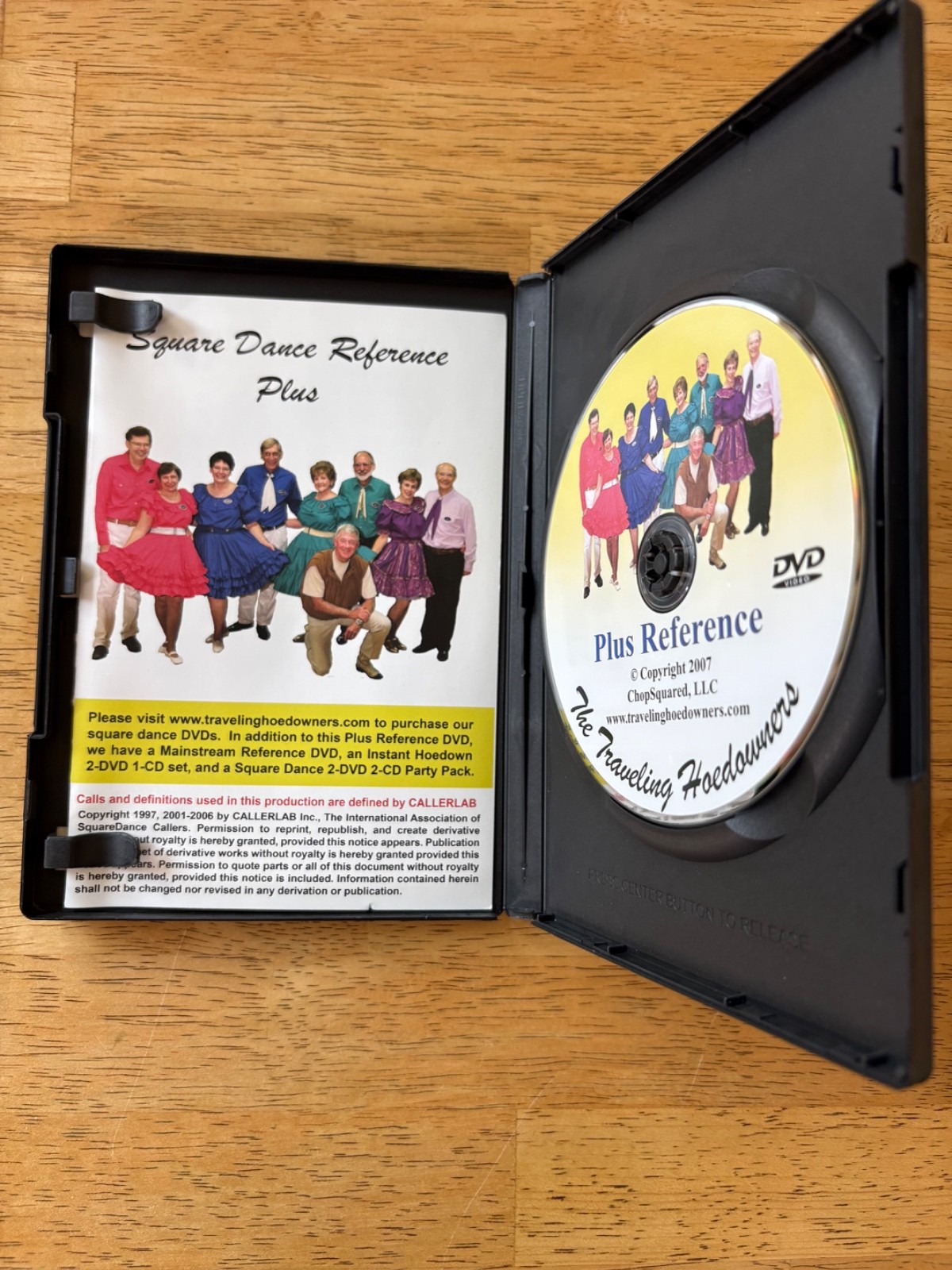 Instructional Square Dance DVD -Plus Calls -The Traveling Hoedowners- PLUS CALLS