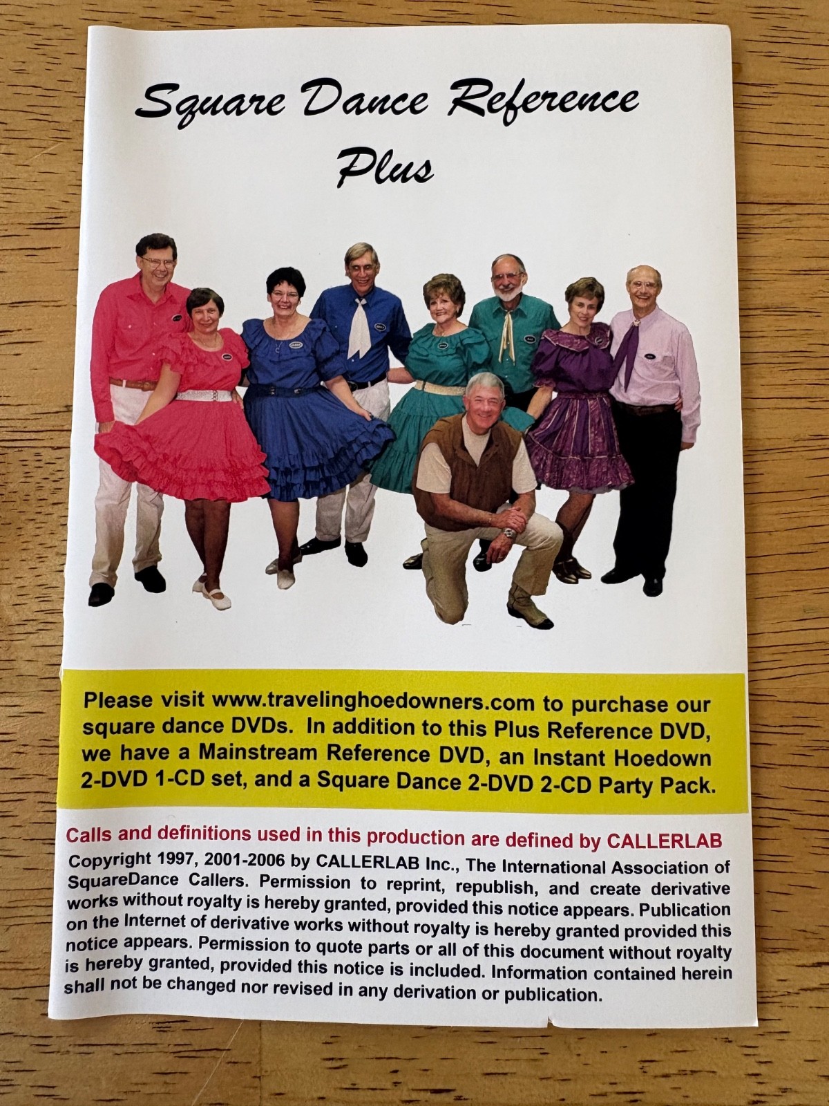 Instructional Square Dance DVD -Plus Calls -The Traveling Hoedowners- PLUS CALLS