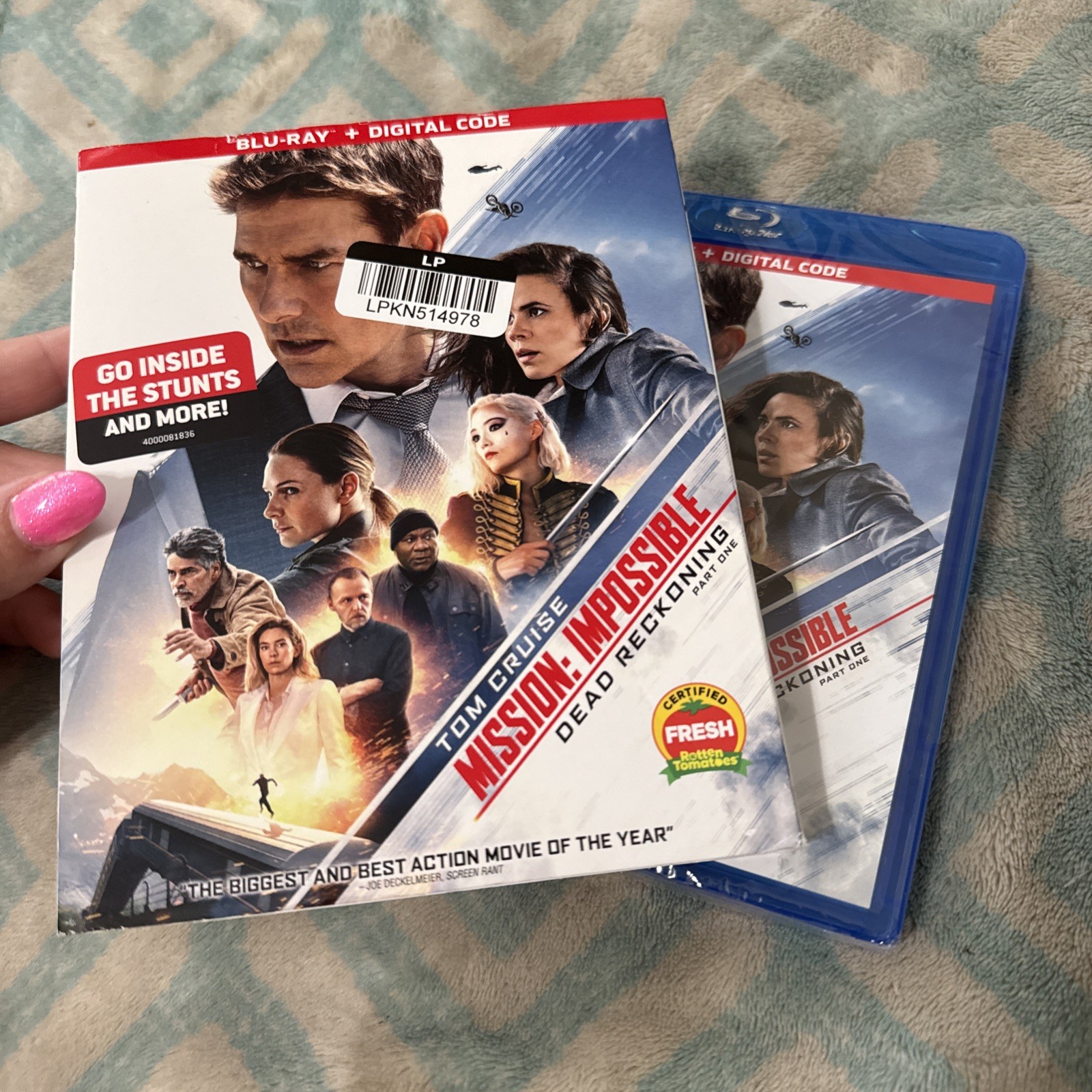 Mission: Impossible – Dead Reckoning Part One Blu‑ray + OOP Slipcover NEW SEALED