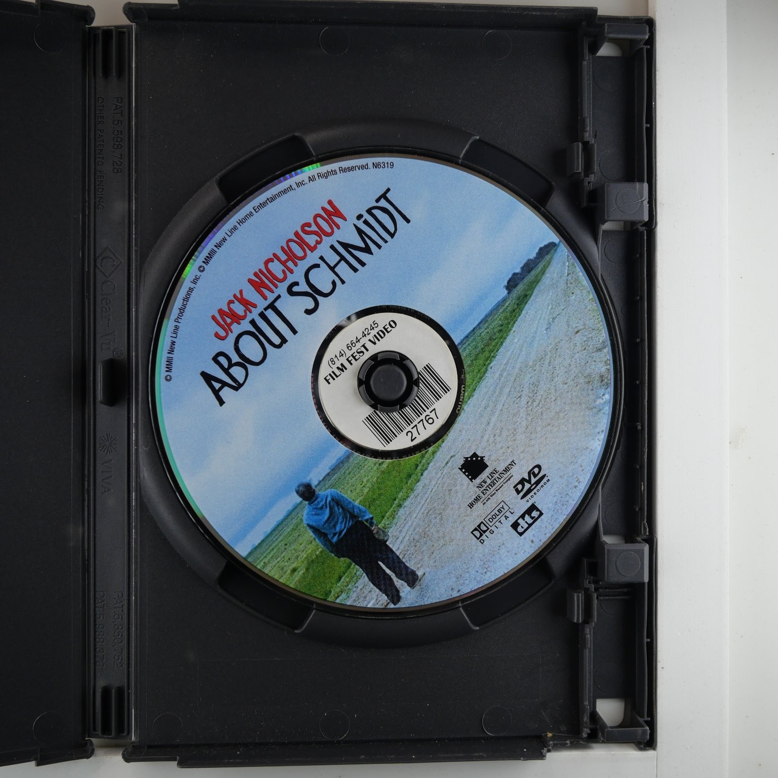 About Schmidt DVD 2003 Widescreen Jack Nicholson Alexander Payne Comedy