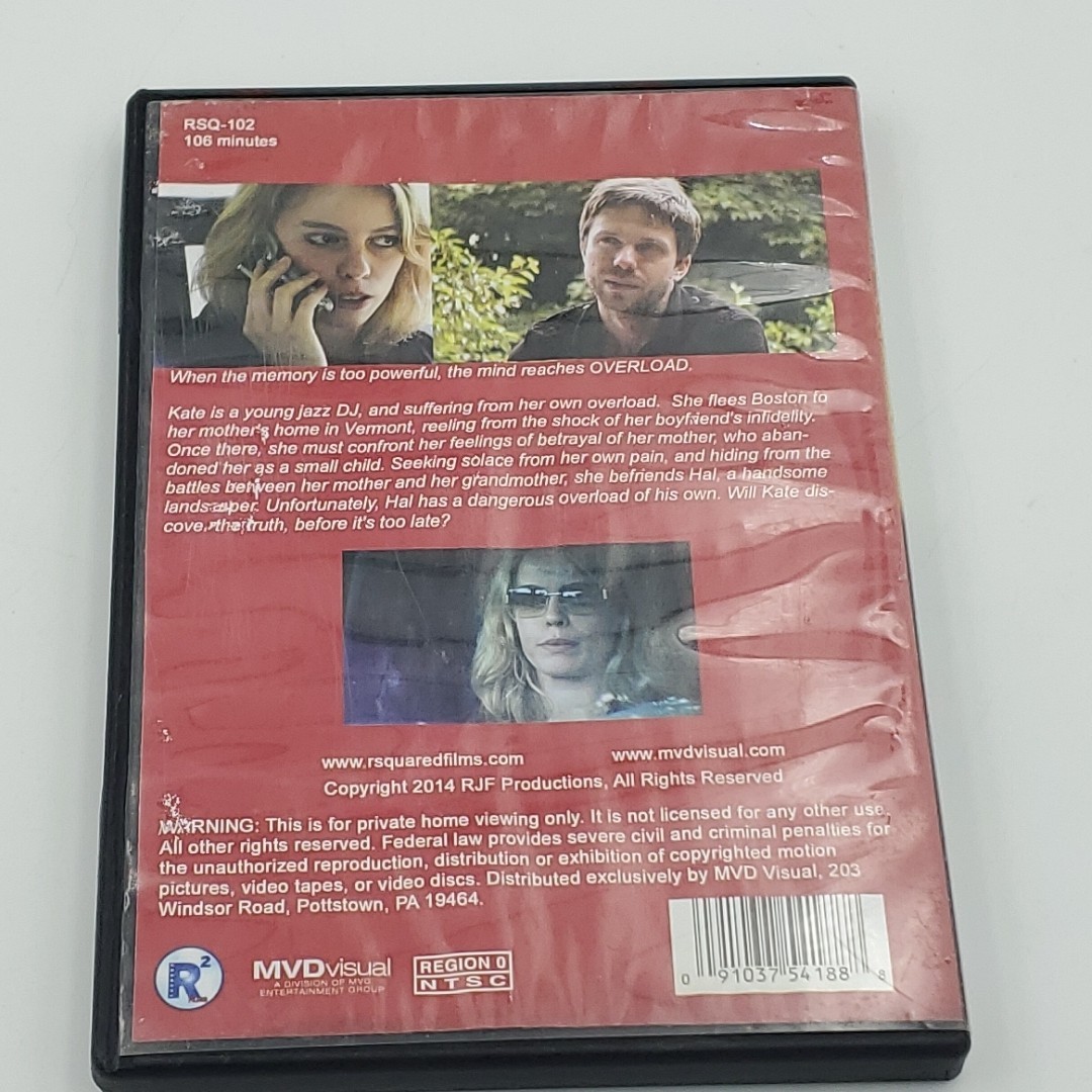Overload (DVD, 2014) MVD Visual RSQ-102 RJF Productions RARE OOP HTF
