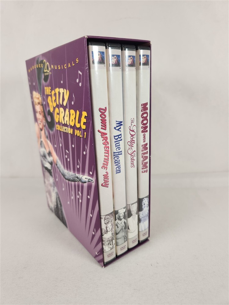 The Betty Grable Collection Vol. 1 DVD ~ (4-Disc) Marquee 20th Musicals